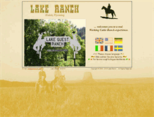 Tablet Screenshot of lakeranch.com